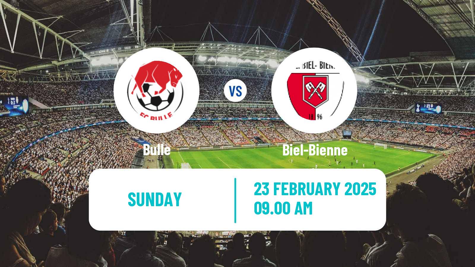 Soccer Swiss Promotion League Bulle - Biel-Bienne
