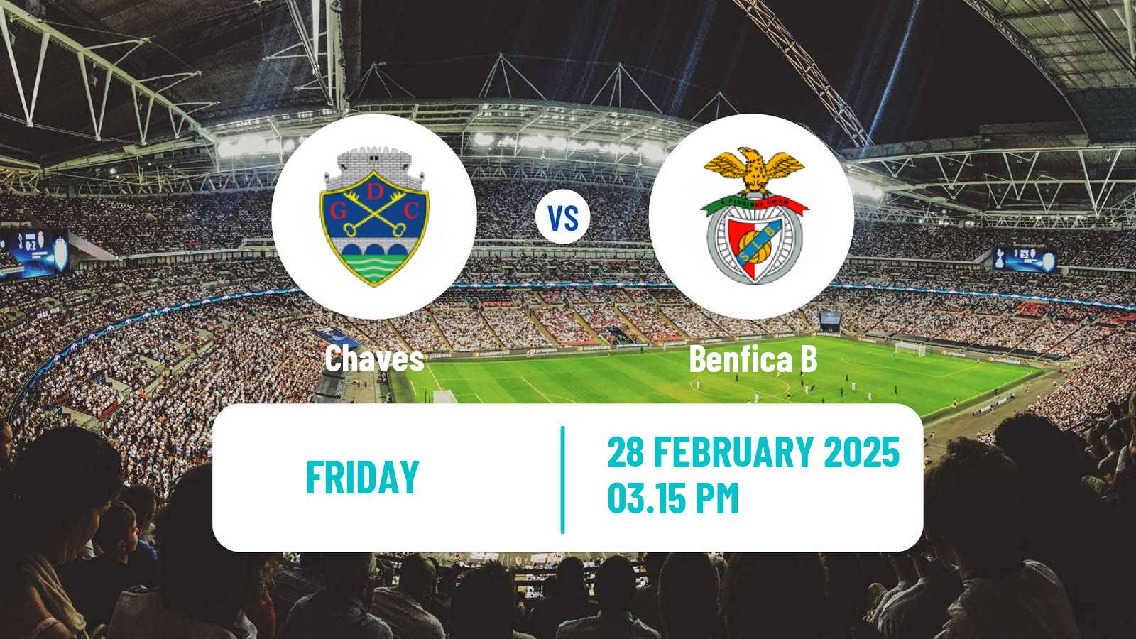 Soccer Portuguese Liga 2 Chaves - Benfica B