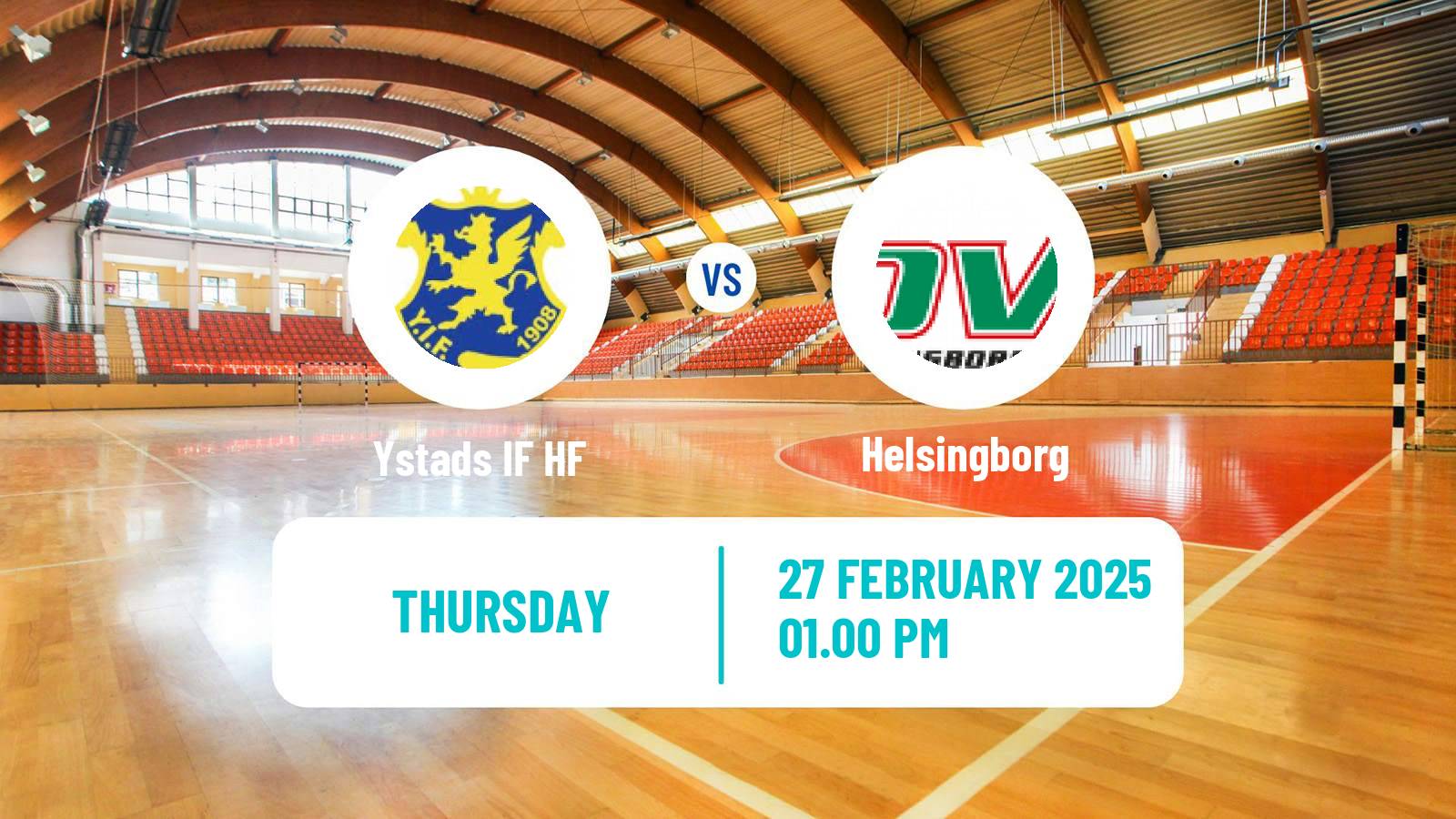 Handball Swedish Elitserien Handball Ystads IF - Helsingborg