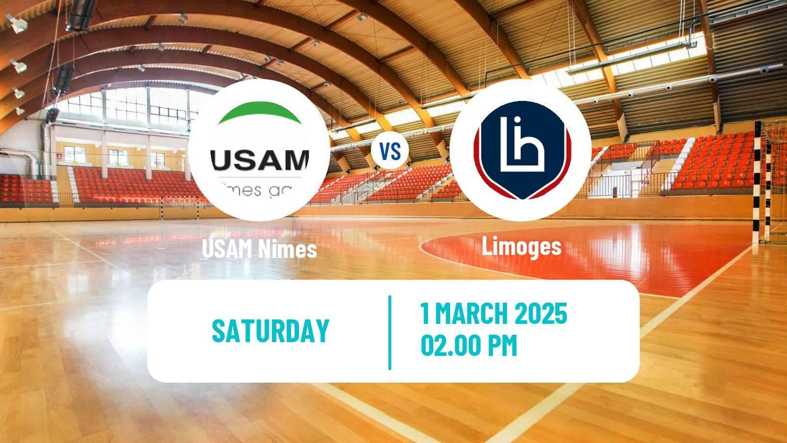 Handball French Starligue Handball USAM Nimes - Limoges