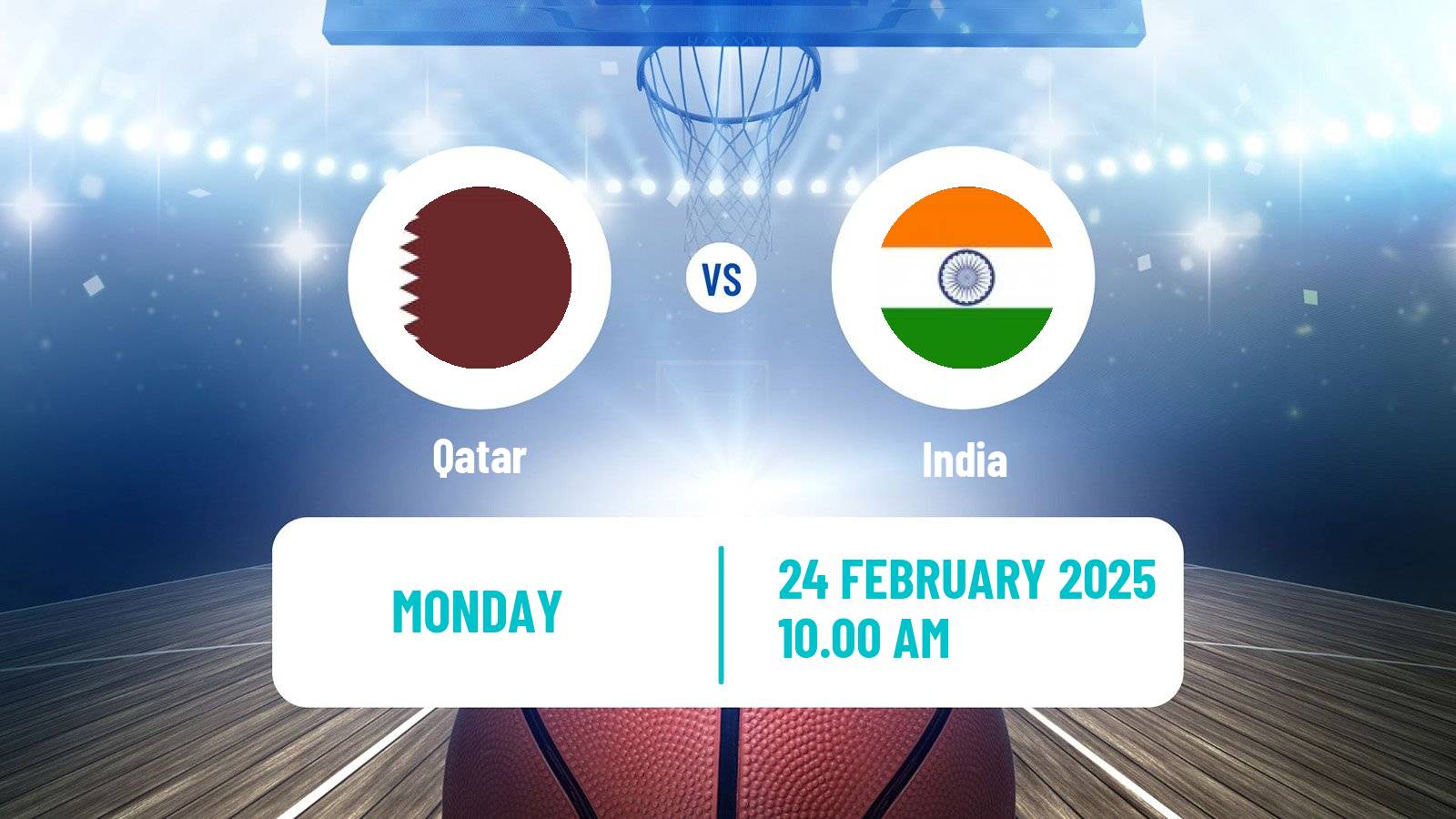 Basketball Asia Cup Basketball Qatar - India