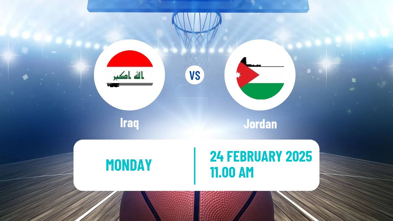 Basketball Asia Cup Basketball Iraq - Jordan