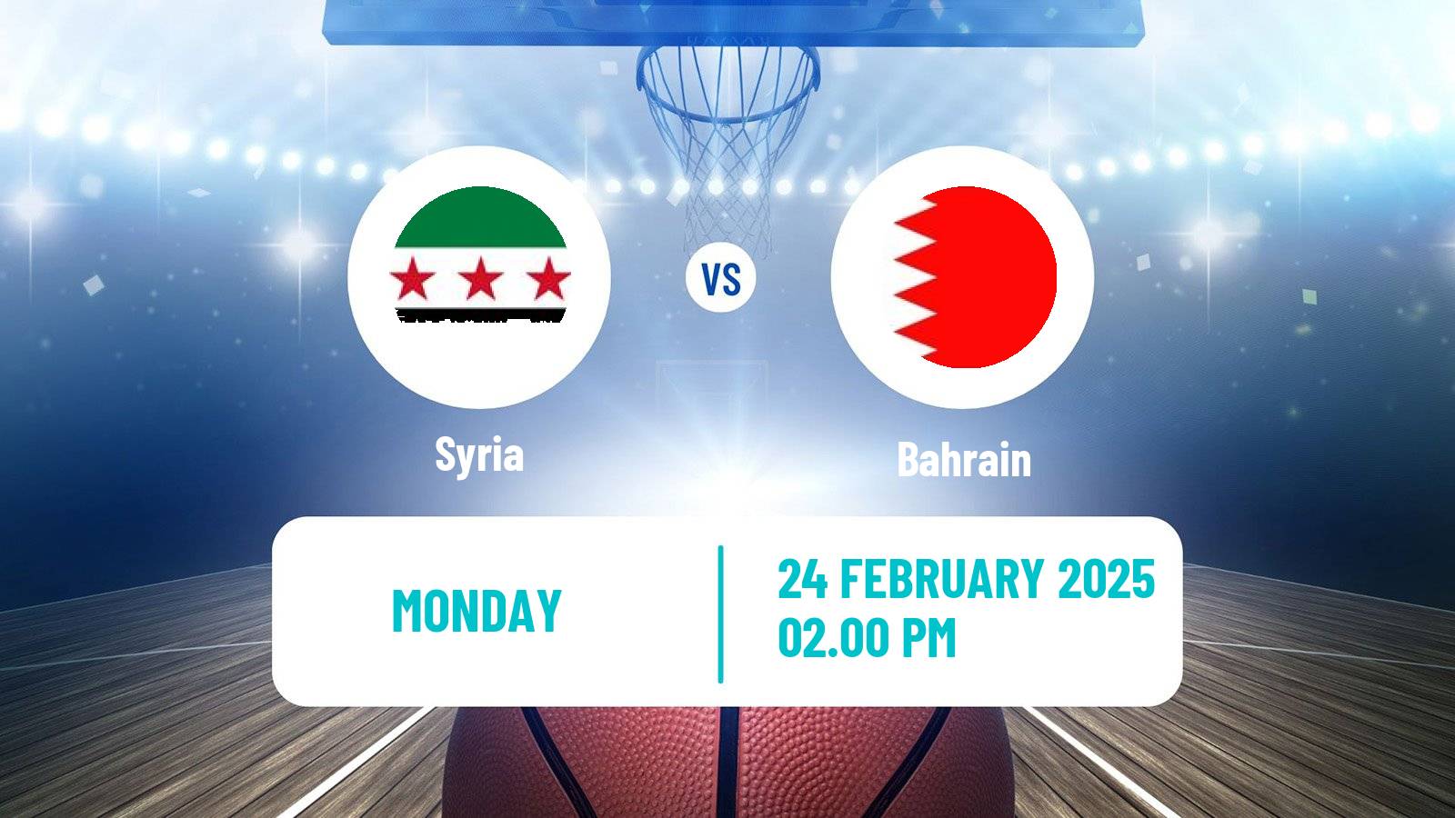 Basketball Asia Cup Basketball Syria - Bahrain