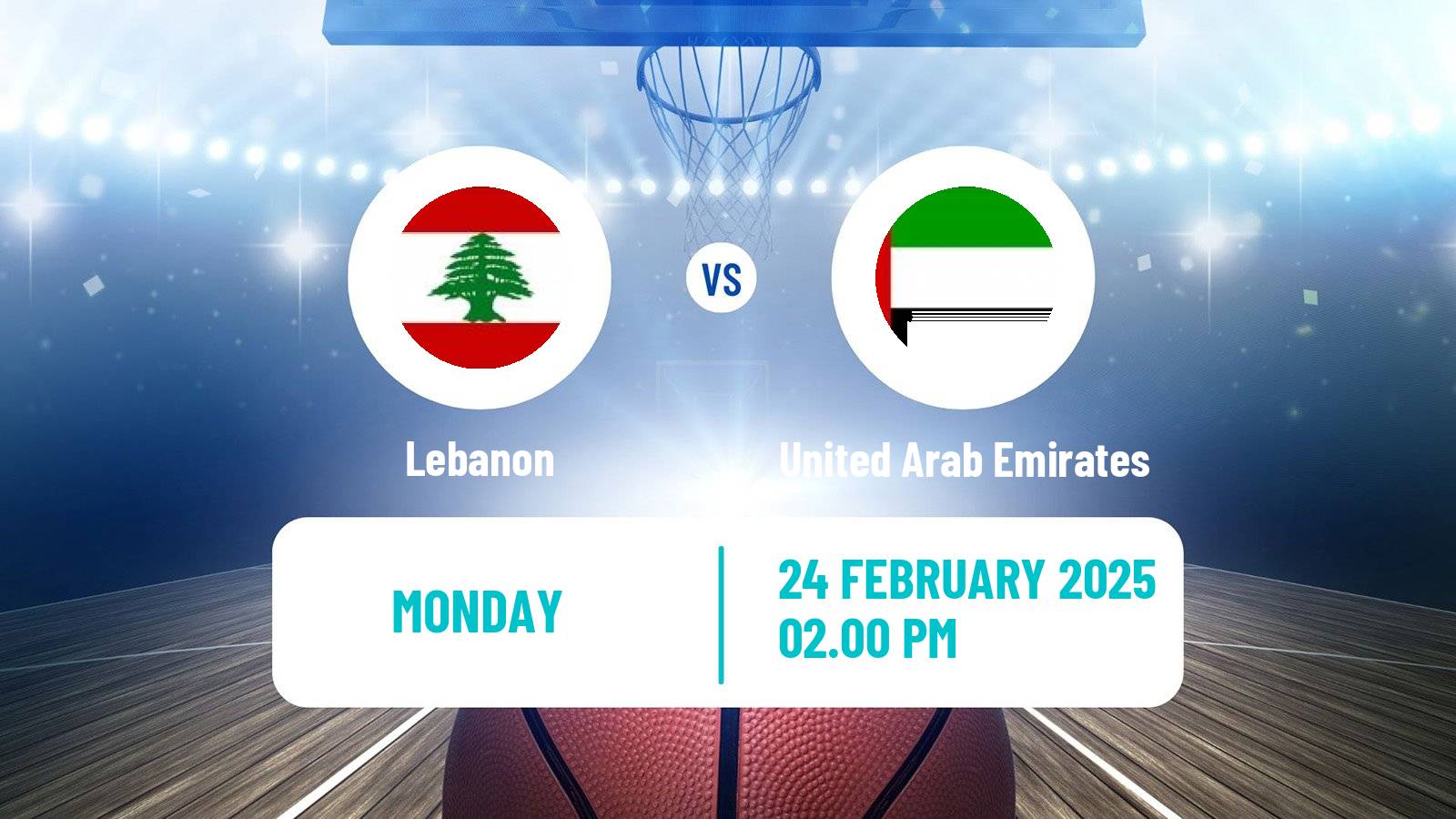 Basketball Asia Cup Basketball Lebanon - United Arab Emirates