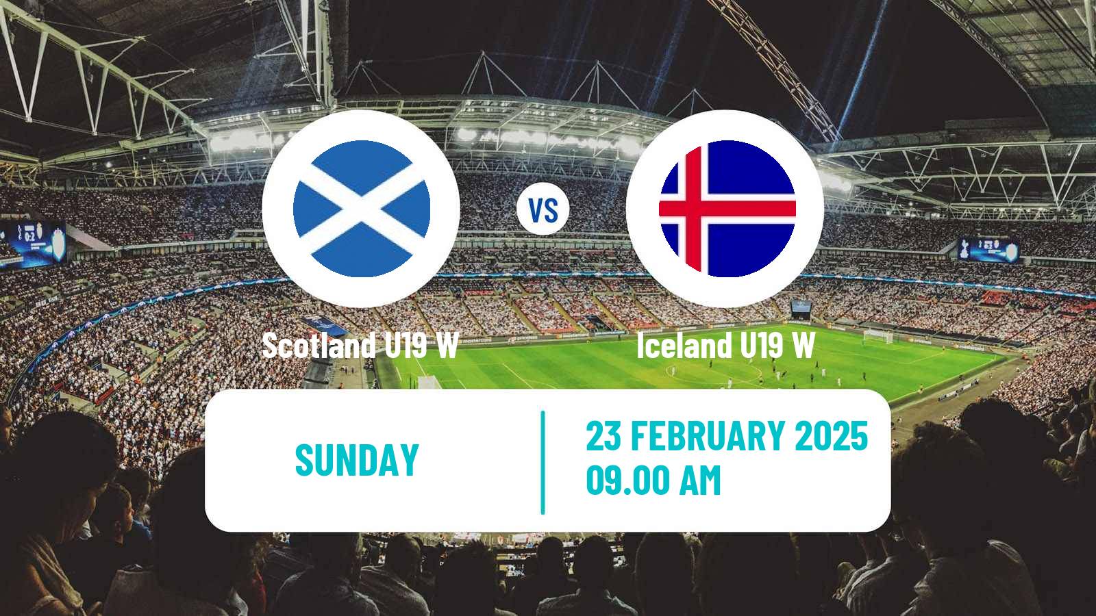 Soccer Friendly International Women Scotland U19 W - Iceland U19 W