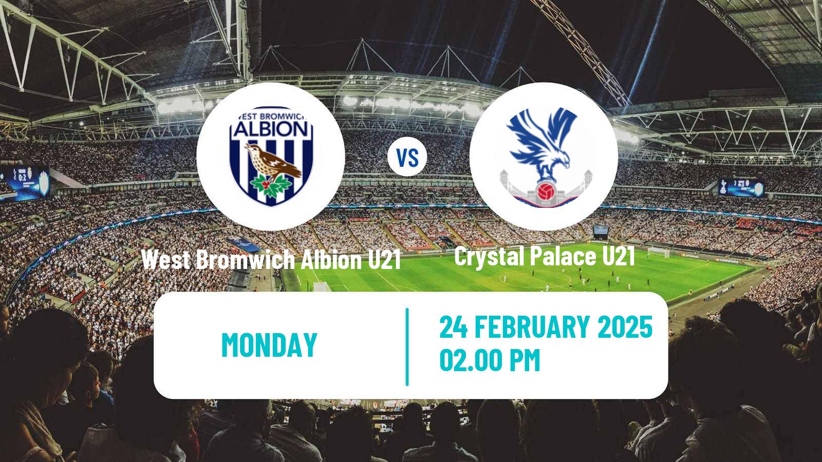Soccer English Premier League 2 West Bromwich Albion U21 - Crystal Palace U21