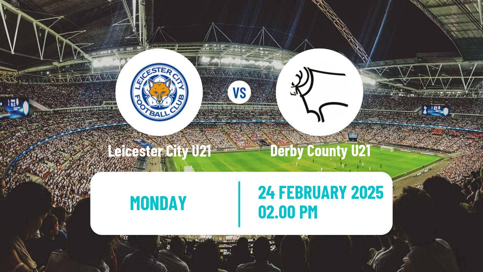 Soccer English Premier League 2 Leicester City U21 - Derby County U21