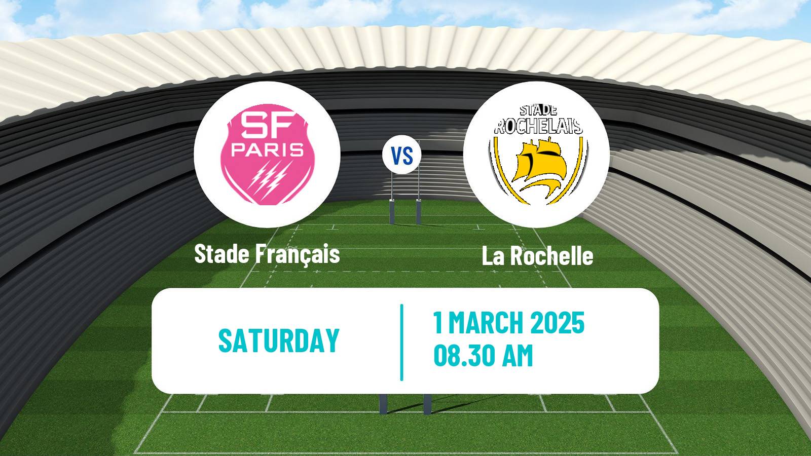 Rugby union French Top 14 Stade Français - La Rochelle