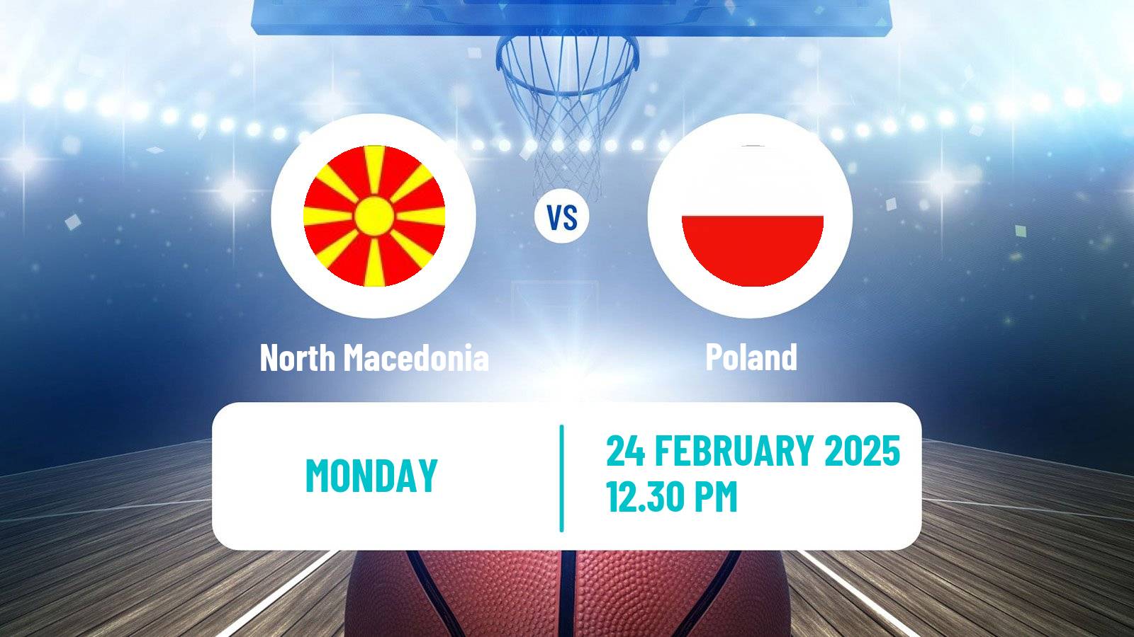Basketball EuroBasket North Macedonia - Poland