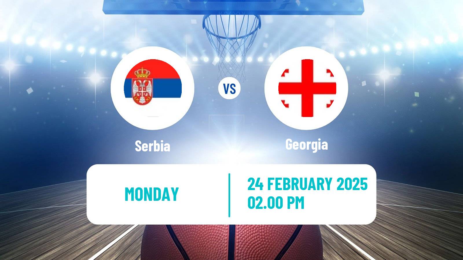 Basketball EuroBasket Serbia - Georgia