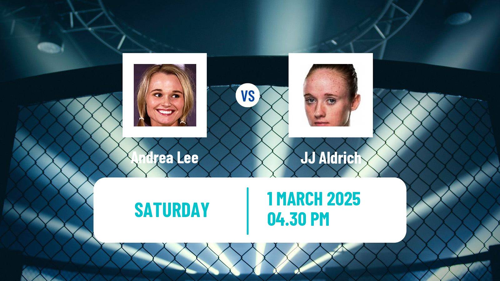 MMA Flyweight UFC Women Andrea Lee - JJ Aldrich