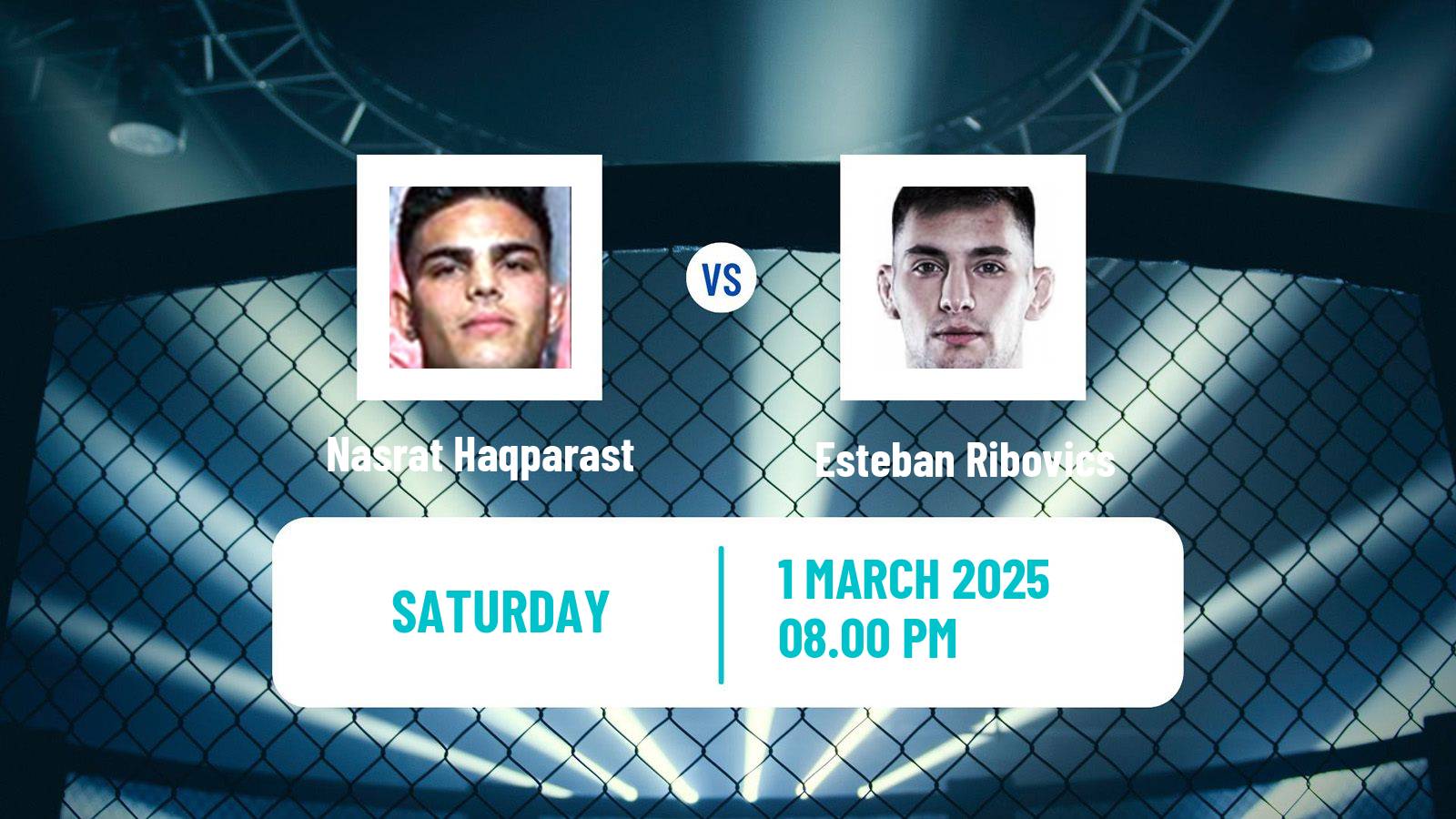 MMA Lightweight UFC Men Nasrat Haqparast - Esteban Ribovics