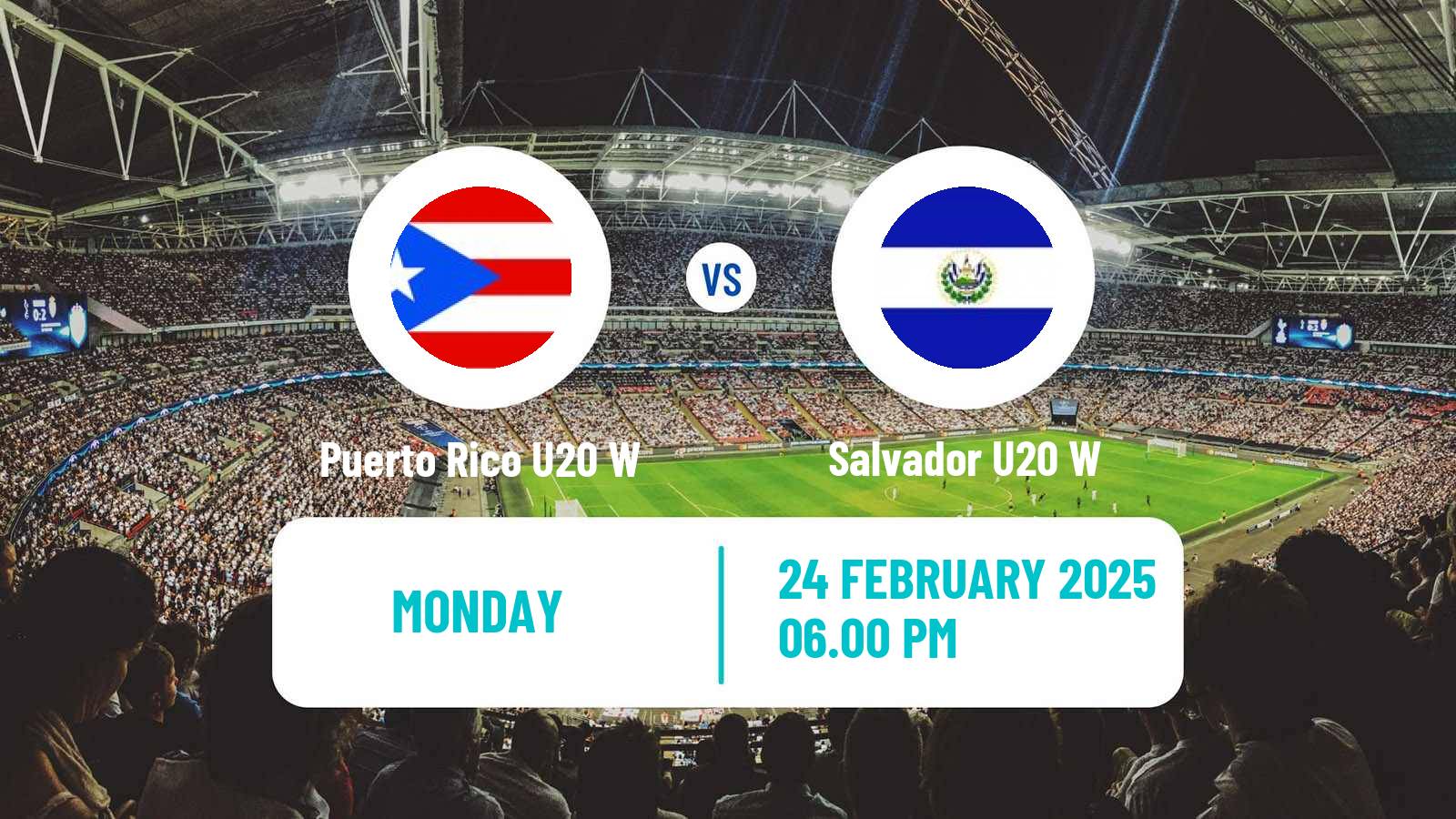 Soccer CONCACAF Championship U20 Women Puerto Rico U20 W - Salvador U20 W