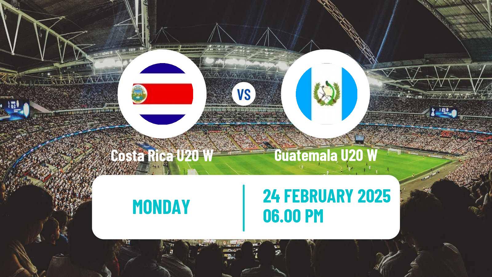 Soccer CONCACAF Championship U20 Women Costa Rica U20 W - Guatemala U20 W