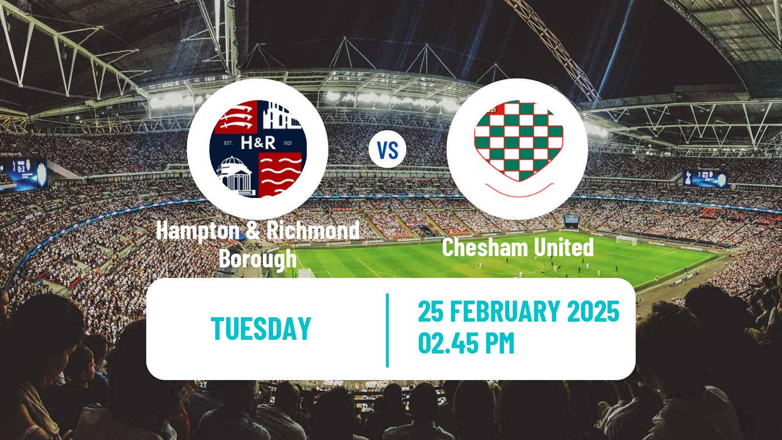 Soccer English National League South Hampton & Richmond Borough - Chesham United