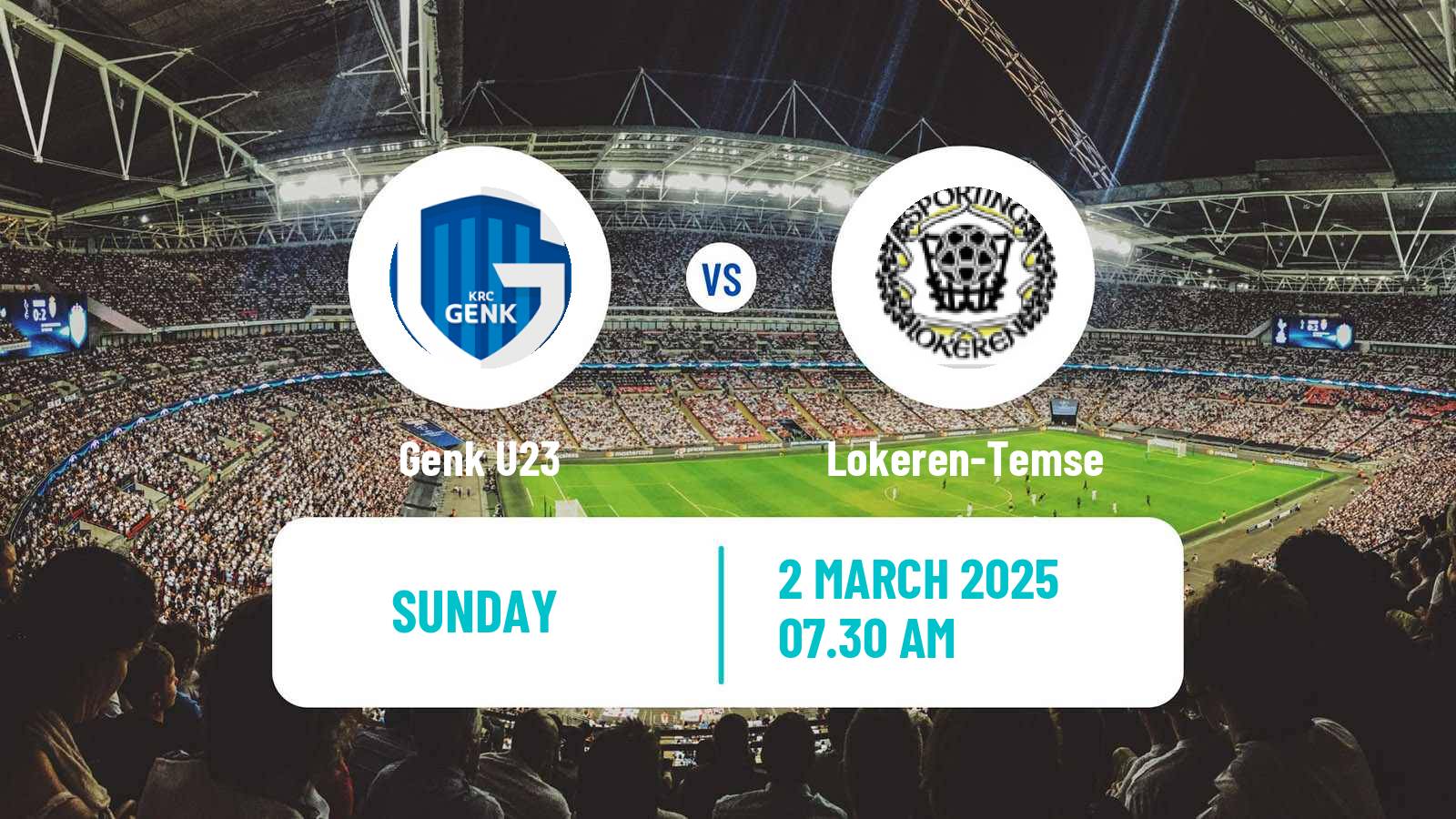 Soccer Belgian Сhallenger Pro League Genk U23 - Lokeren-Temse
