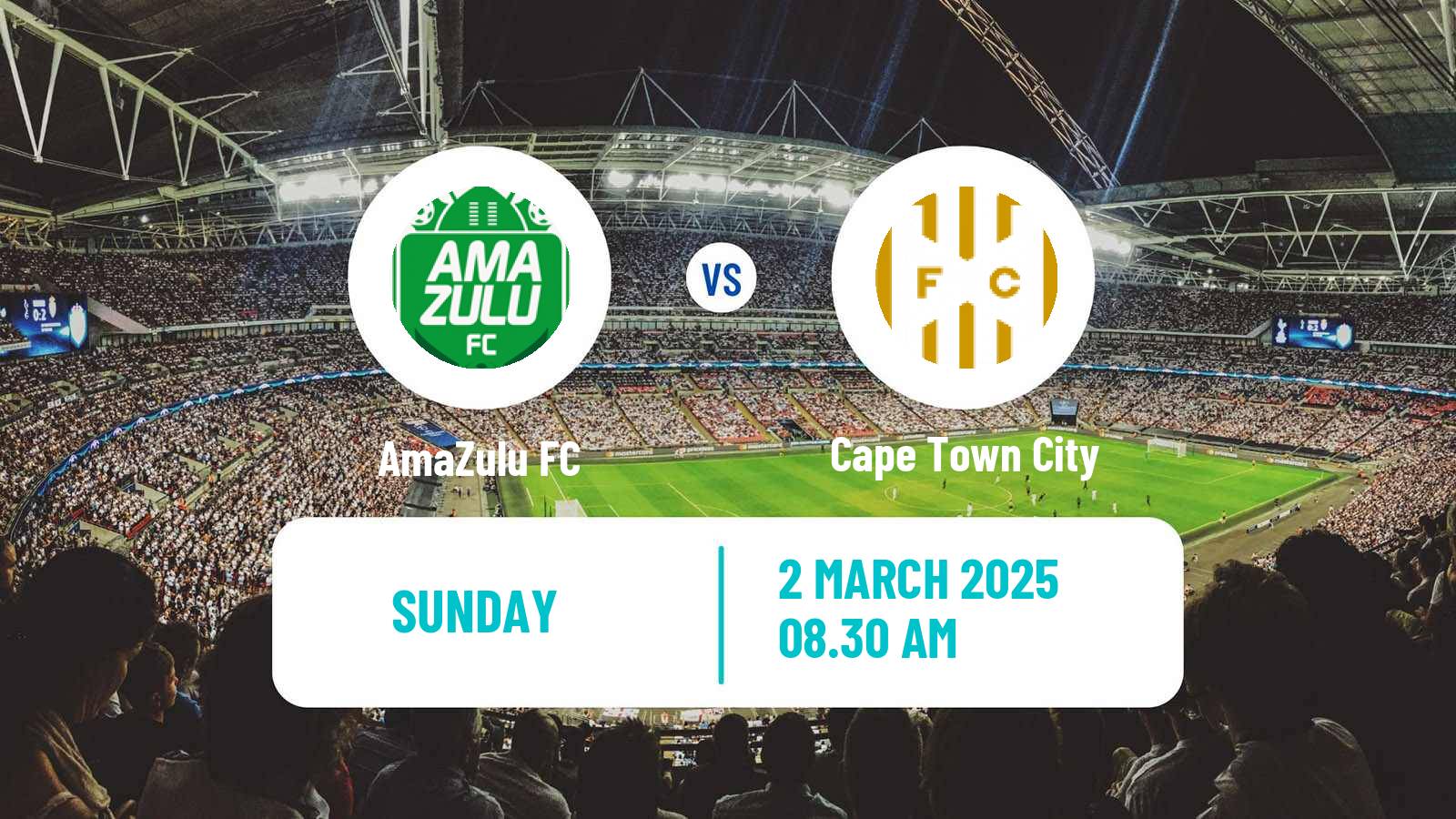 Soccer South African Premier Soccer League AmaZulu - Cape Town City