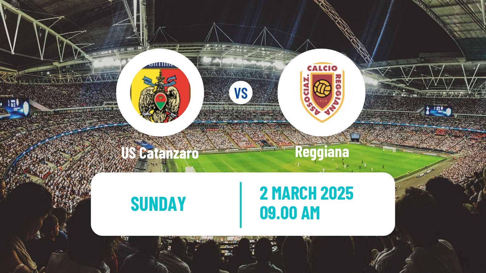 Soccer Italian Serie B Catanzaro - Reggiana