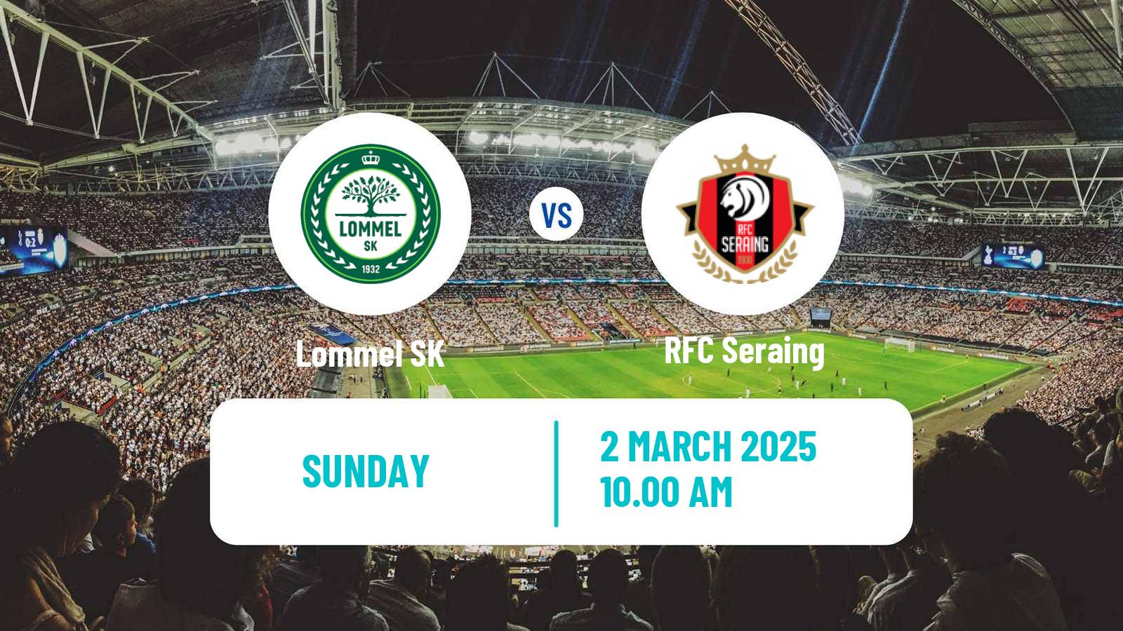 Soccer Belgian Сhallenger Pro League Lommel - Seraing