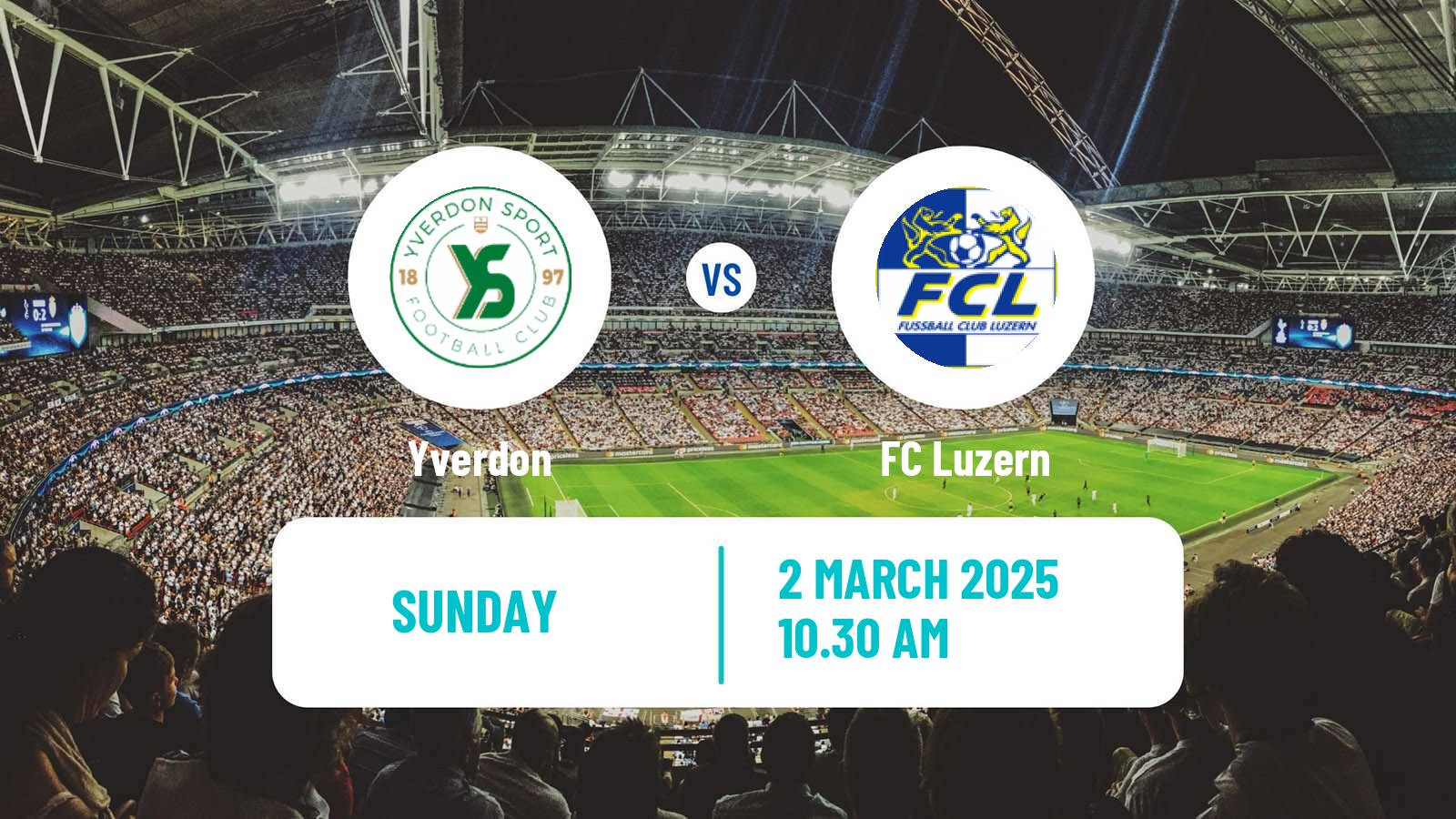 Football Swiss Super League Yverdon - Luzern