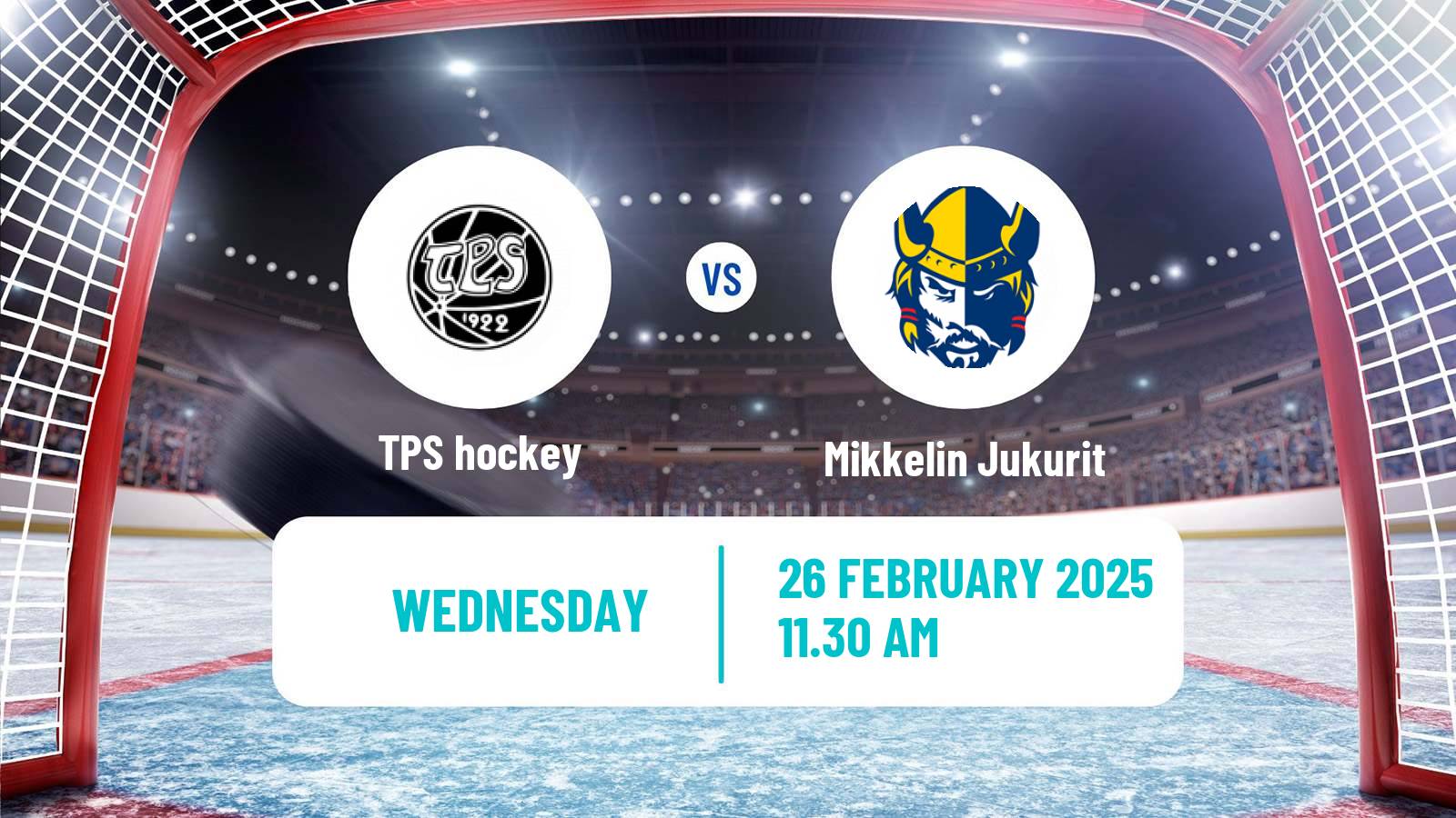 Hockey Finnish SM-liiga TPS - Mikkelin Jukurit