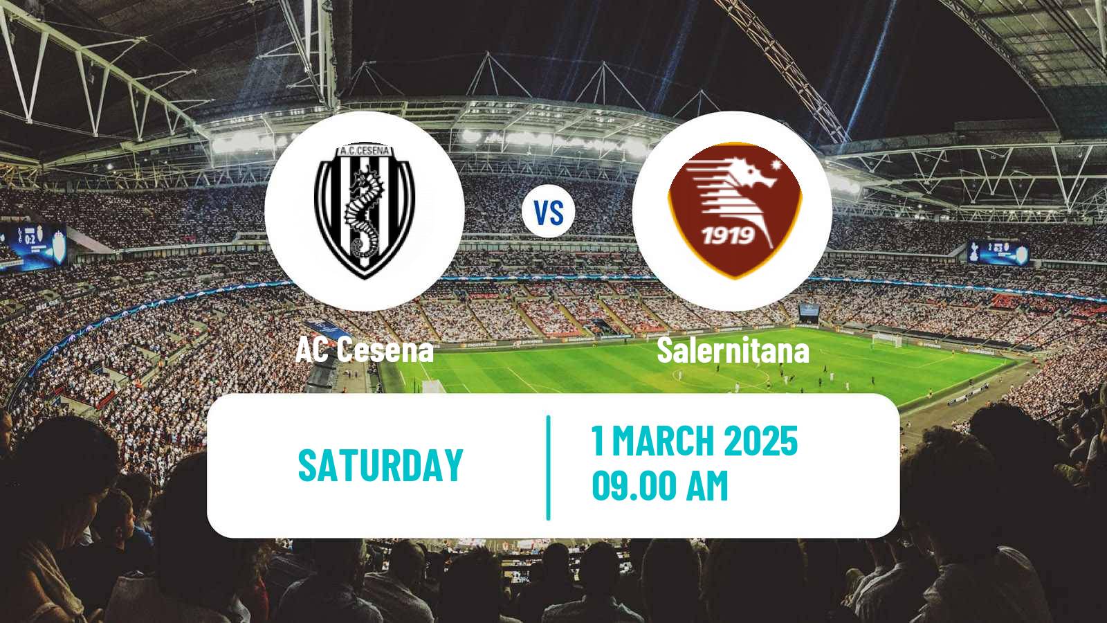 Soccer Italian Serie B Cesena - Salernitana