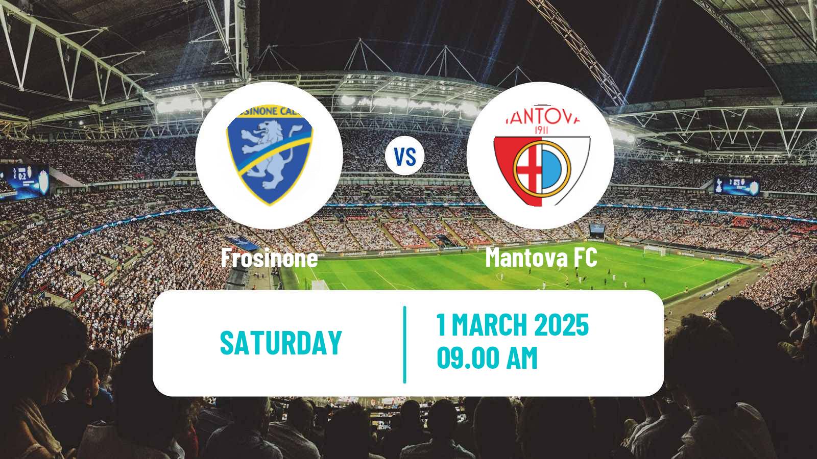 Football Italian Serie B Frosinone - Mantova