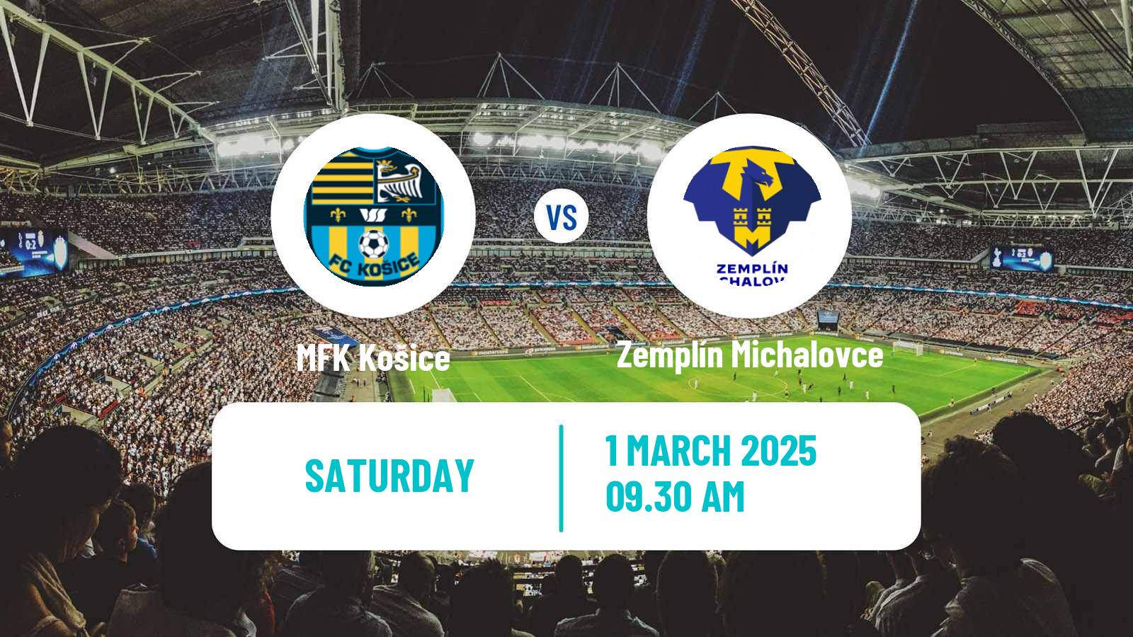 Soccer Slovak Superliga MFK Košice - Zemplín Michalovce