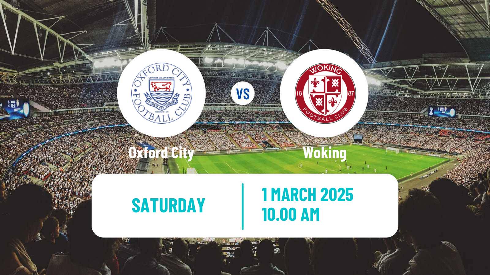 Soccer English FA Trophy Oxford City - Woking