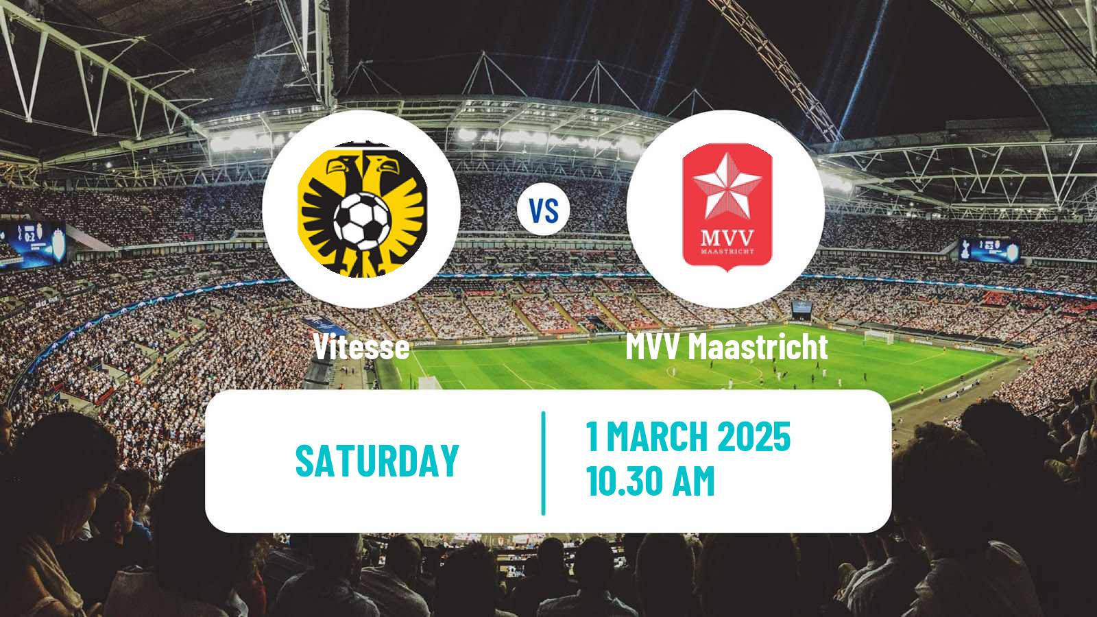 Soccer Dutch Eerste Divisie Vitesse - MVV Maastricht