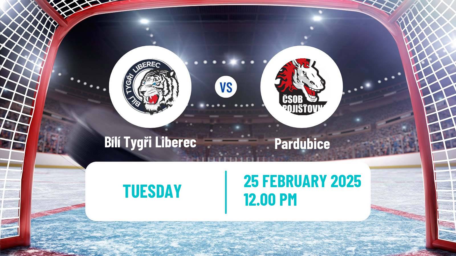Hockey Czech Extraliga Bílí Tygři Liberec - Pardubice
