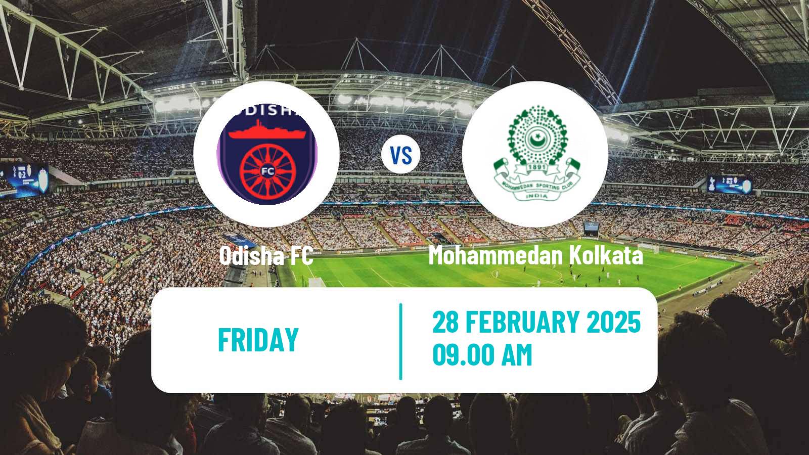 Football Indian ISL Odisha - Mohammedan Kolkata