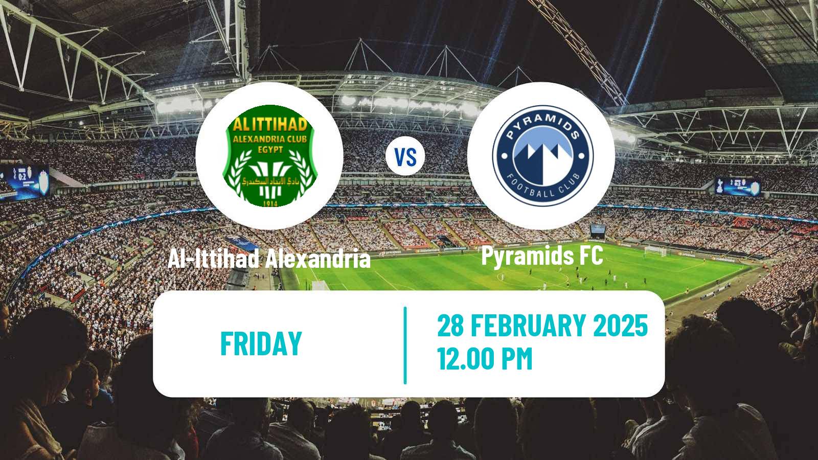 Soccer Egyptian Premier League Al-Ittihad Alexandria - Pyramids