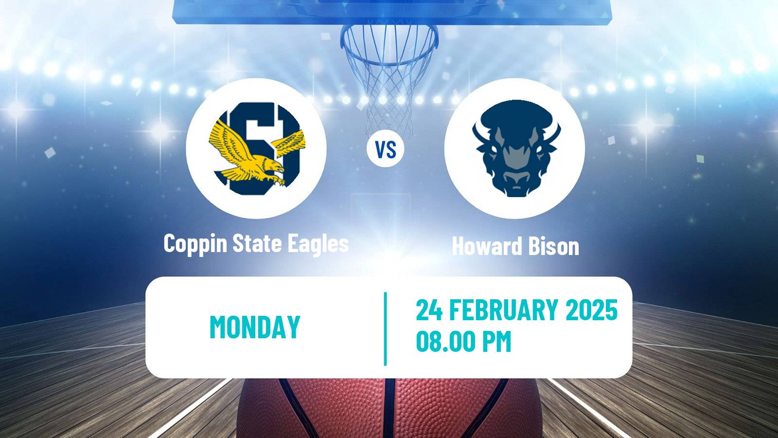 Basketball NCAA College Basketball Coppin State Eagles - Howard Bison