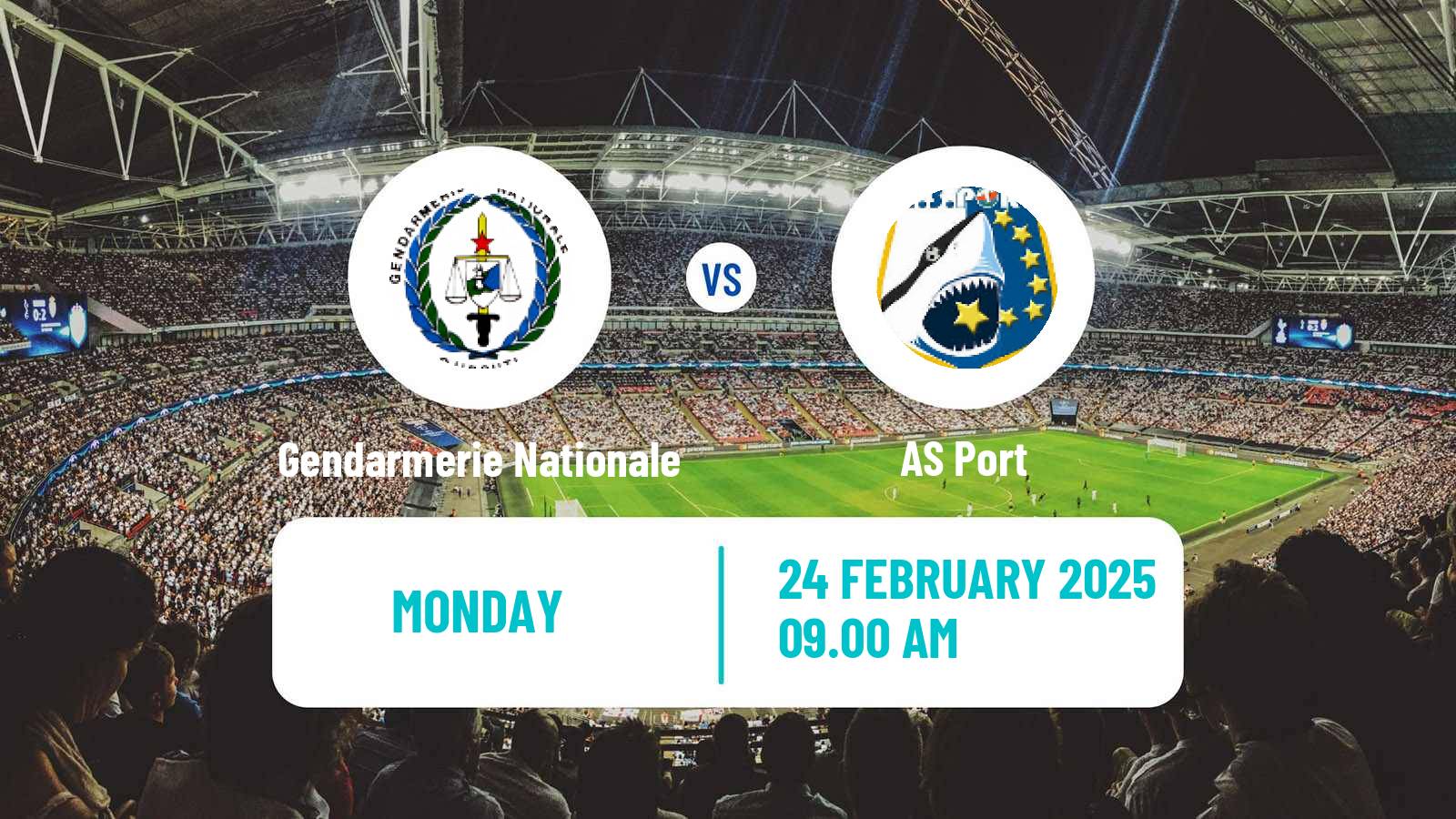 Soccer Djibouti Premier League Gendarmerie Nationale - Port