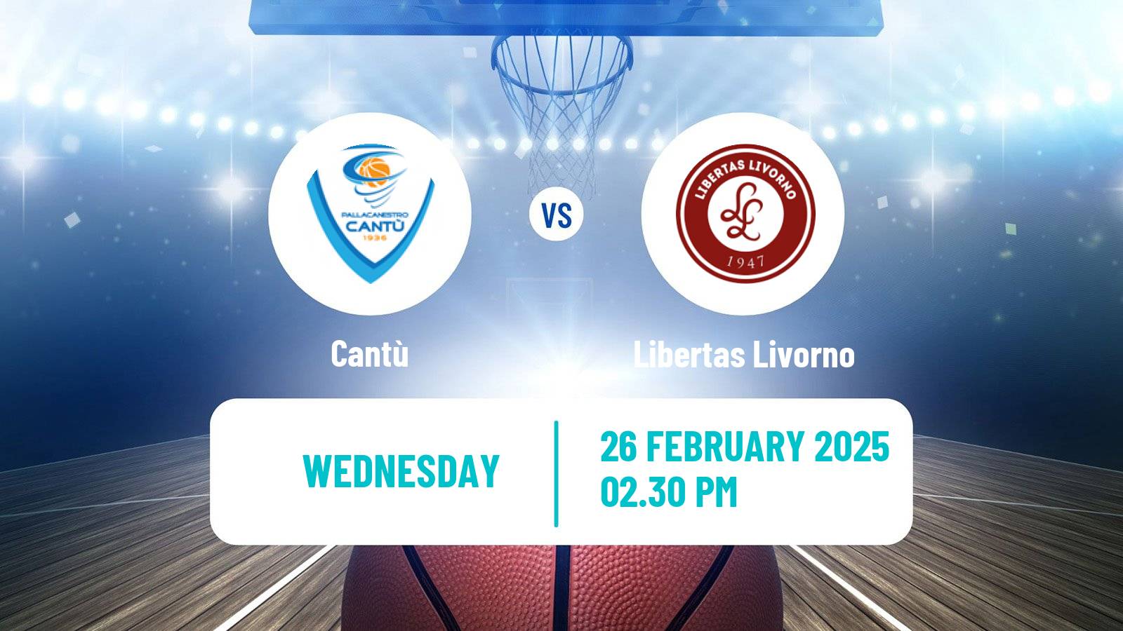 Basketball Italian Serie A2 Basketball Cantù - Libertas Livorno
