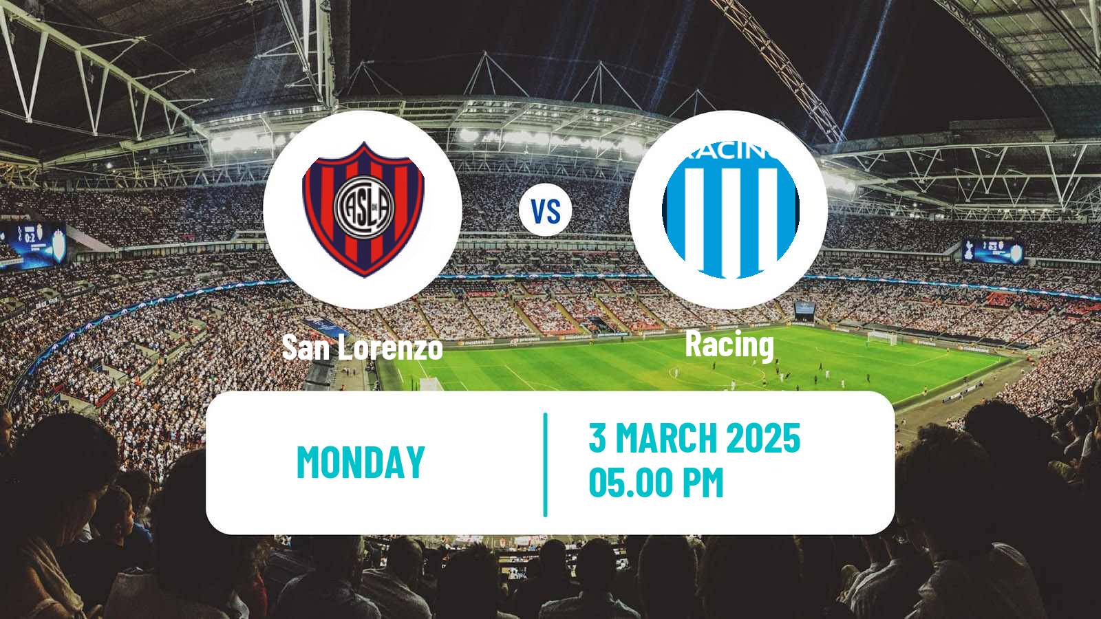 Soccer Argentinian Liga Profesional San Lorenzo - Racing