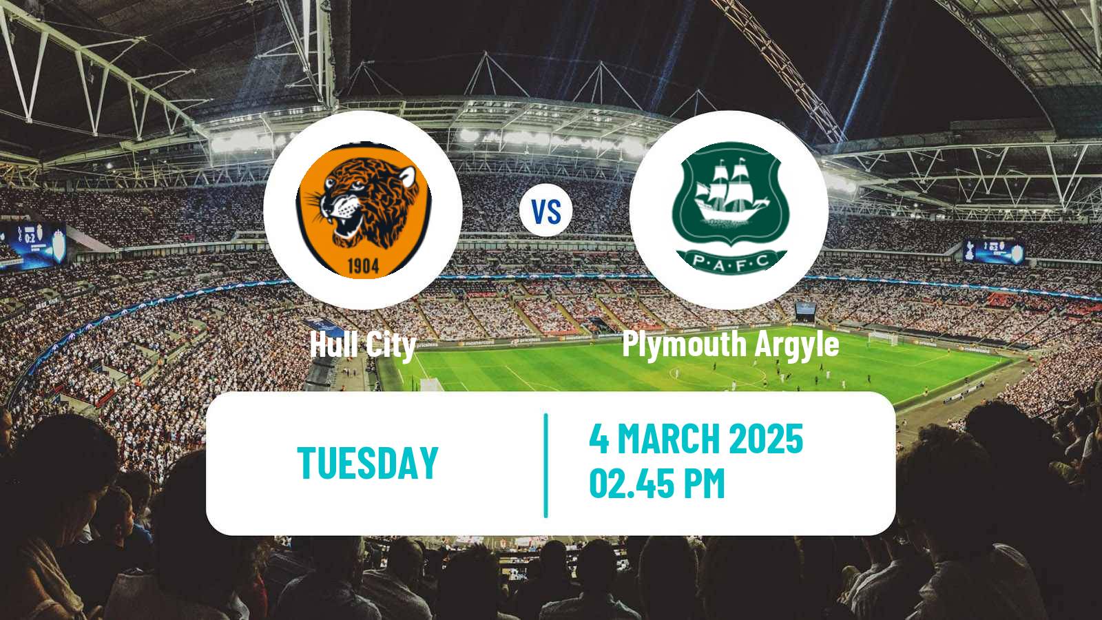Soccer English League Championship Hull City - Plymouth Argyle