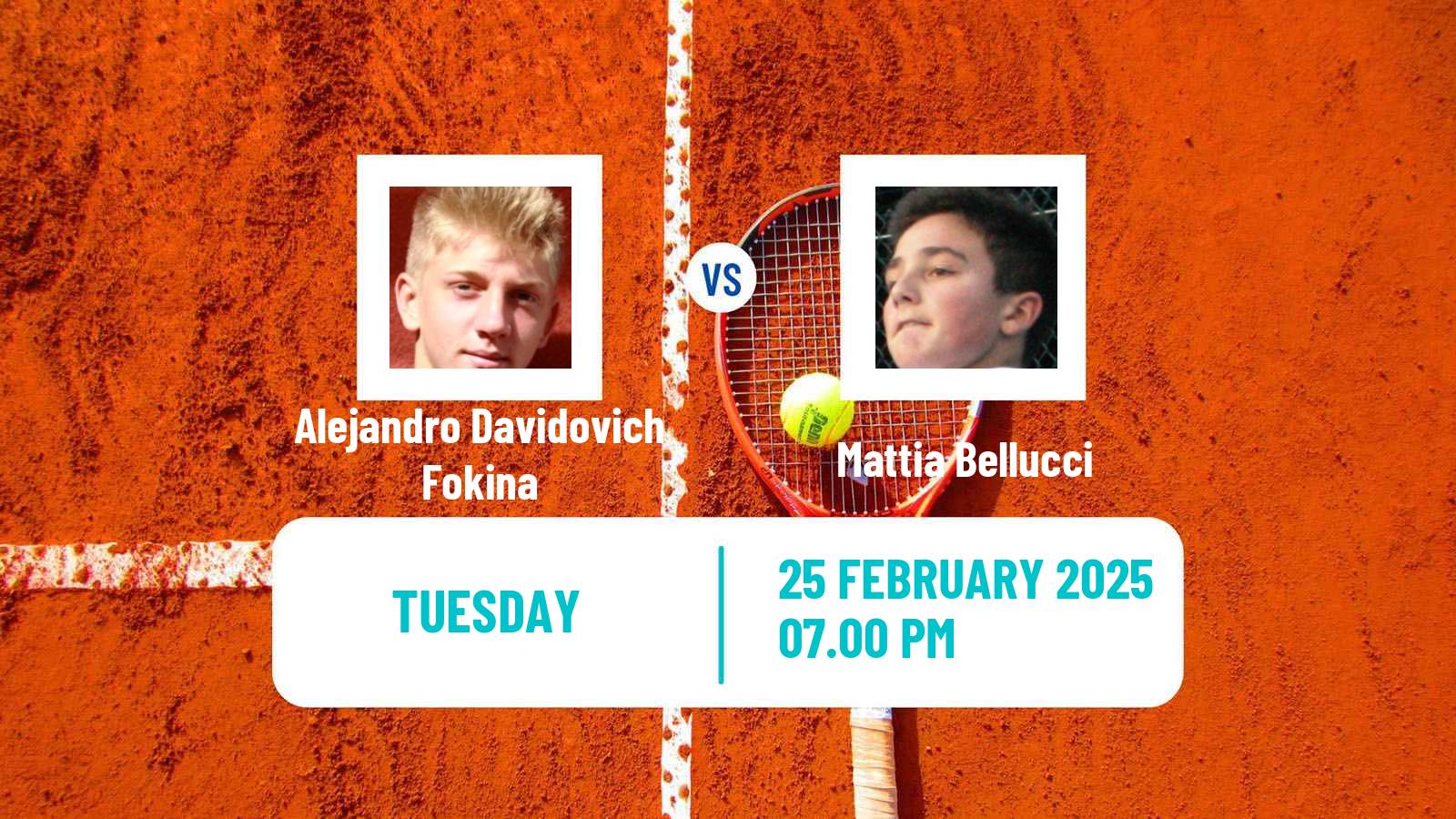 Tennis ATP Acapulco Alejandro Davidovich Fokina - Mattia Bellucci