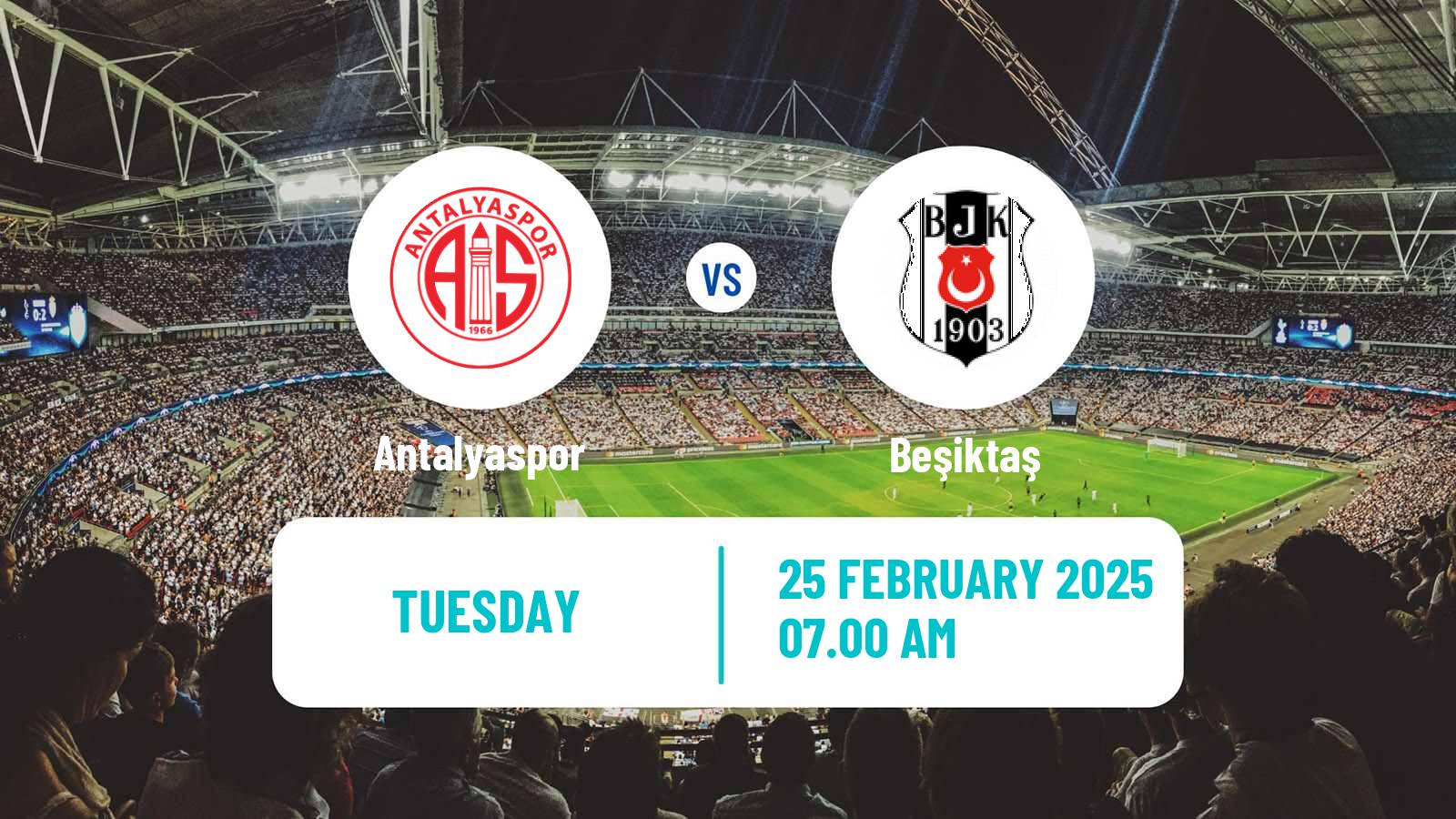 Soccer Turkish Cup Antalyaspor - Beşiktaş