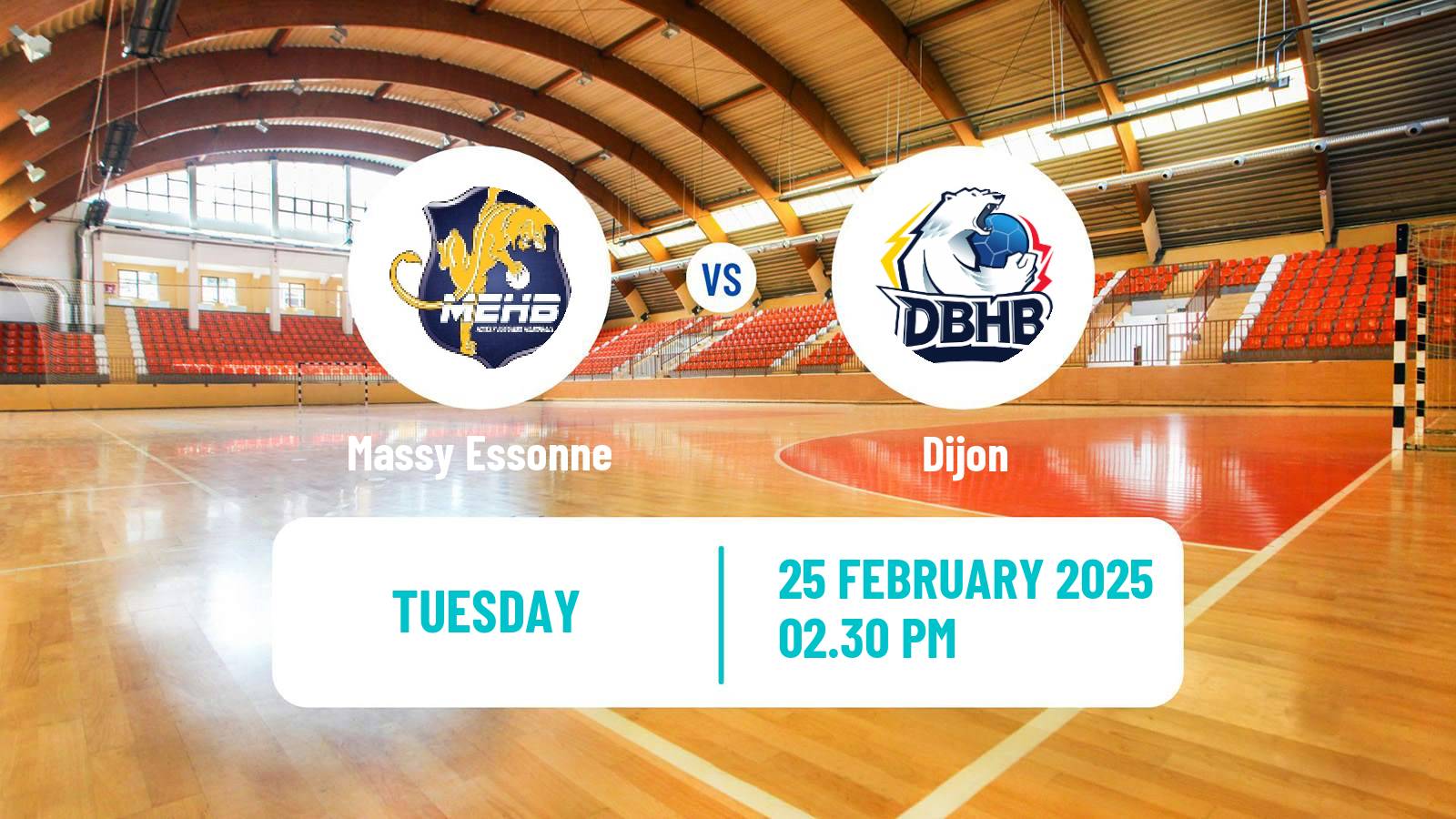 Handball French Proligue Handball Massy Essonne - Dijon