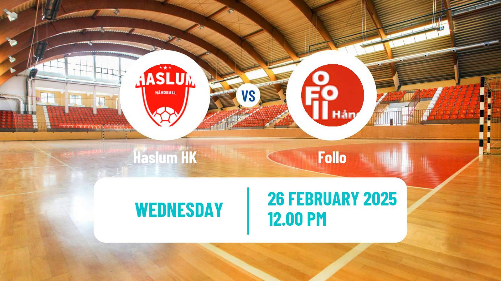 Handball Norwegian Eliteserien Handball Haslum HK - Follo