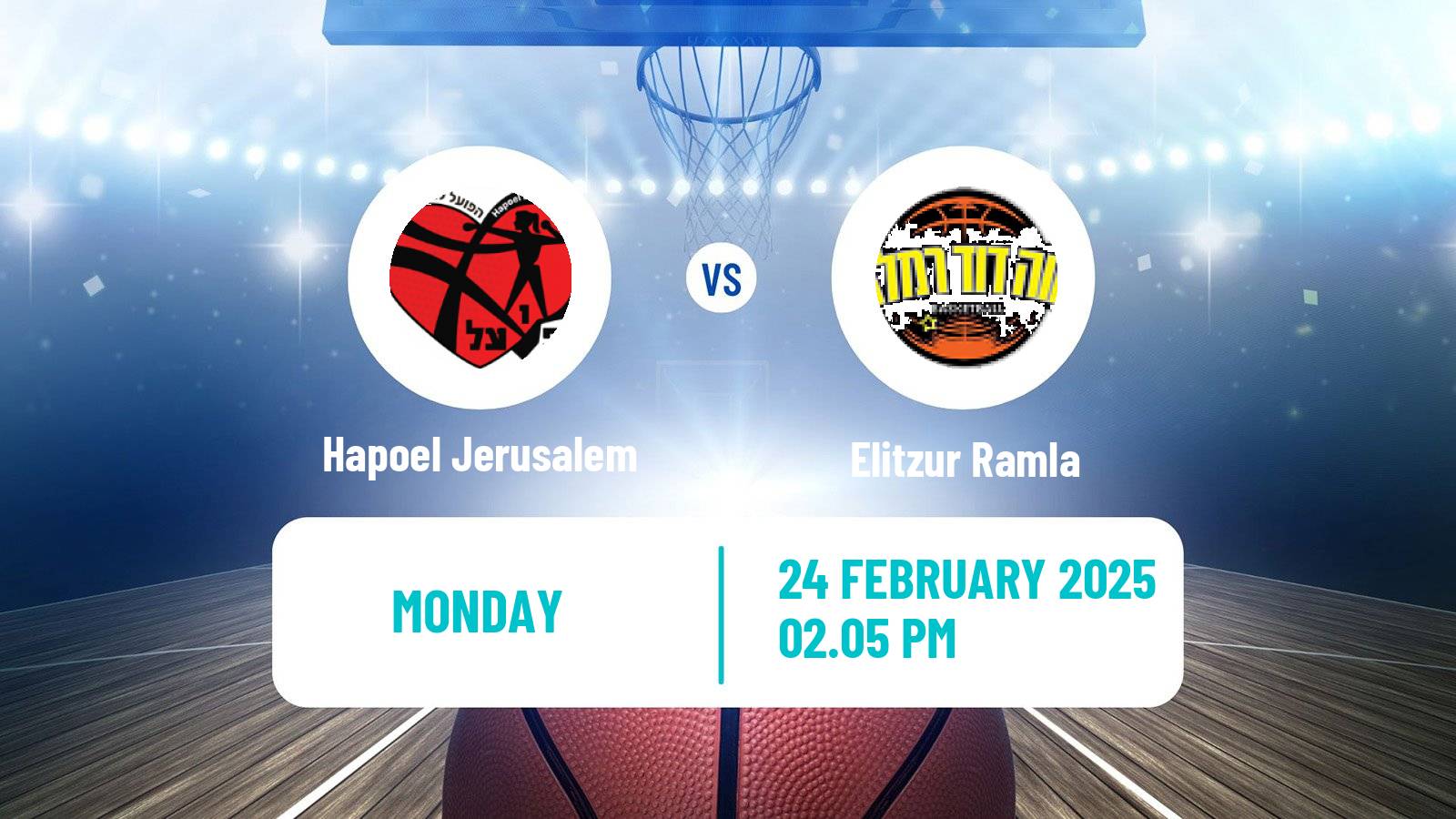 Basketball Israeli WBL Women Hapoel Jerusalem - Elitzur Ramla