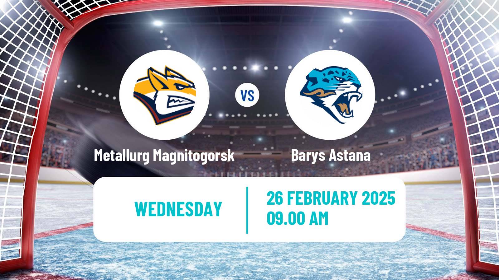 Hockey KHL Metallurg Magnitogorsk - Barys Astana