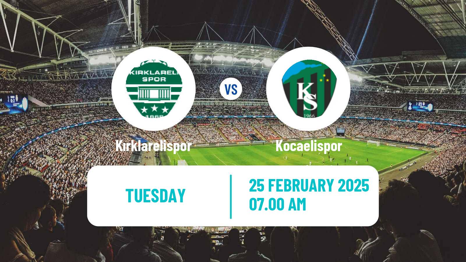 Soccer Turkish Cup Kırklarelispor - Kocaelispor