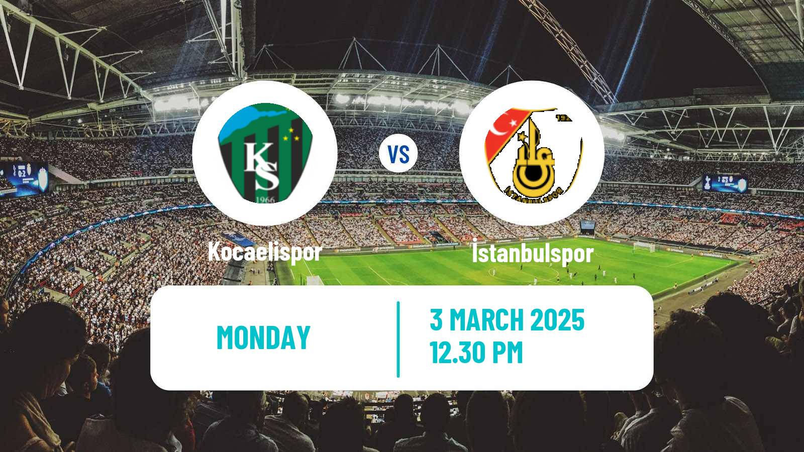 Soccer Turkish First League Kocaelispor - İstanbulspor