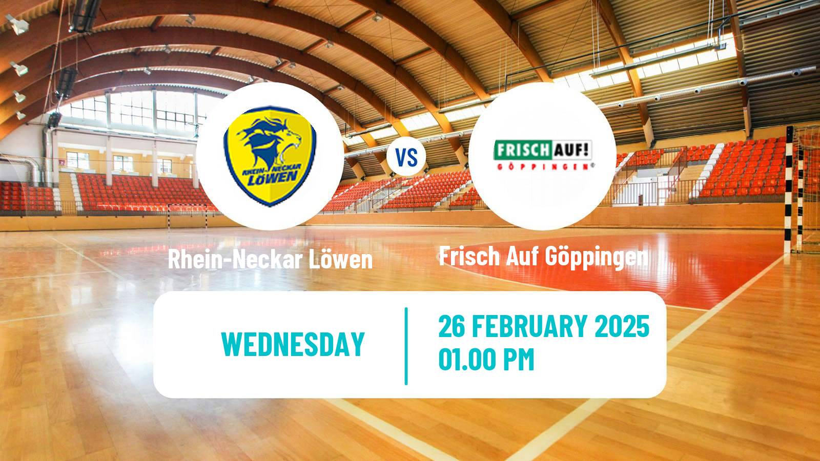 Handball German Bundesliga Handball Rhein-Neckar Löwen - Frisch Auf Göppingen