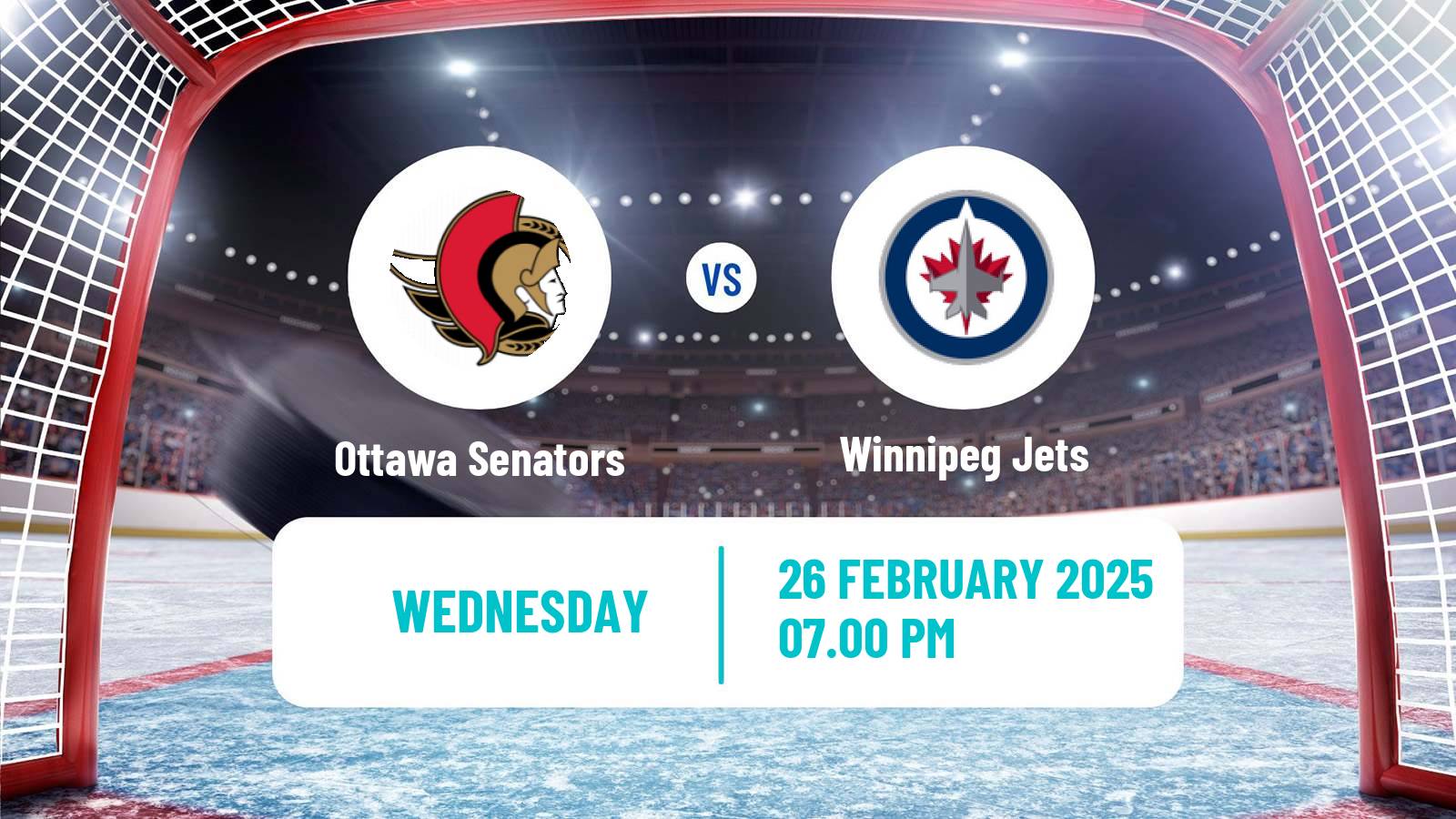 Hockey NHL Ottawa Senators - Winnipeg Jets