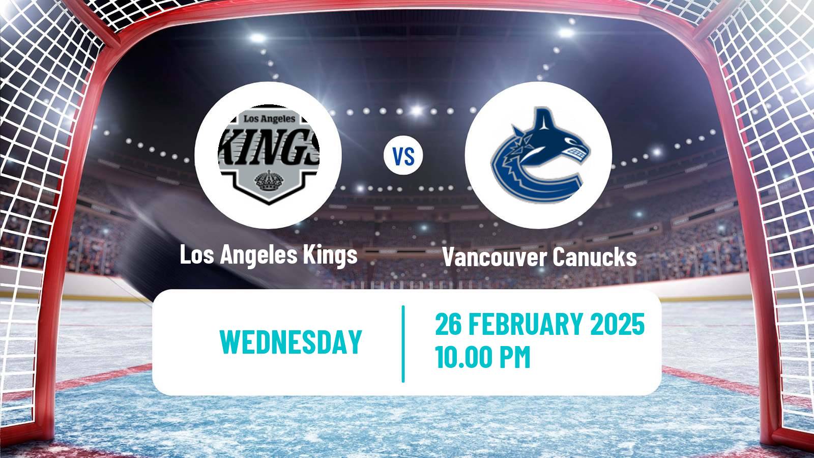 Hockey NHL Los Angeles Kings - Vancouver Canucks