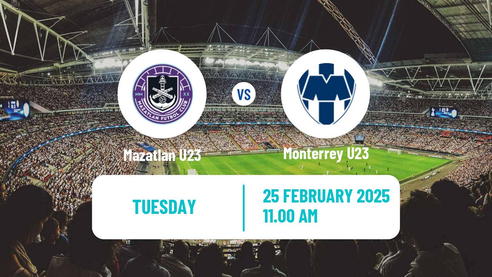 Football Mexican Liga MX U23 Mazatlan U23 - Monterrey U23
